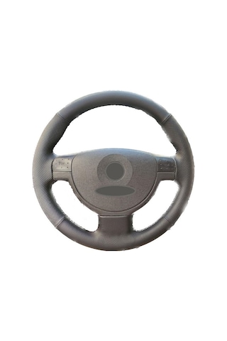 Opel Corsa C - combo spor desen direksiyon kılıfı siyah dikiş