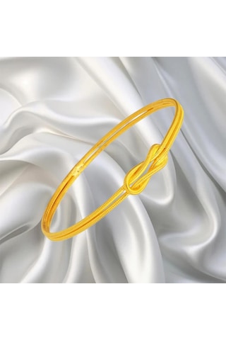 Leva Gold 22 Ayar Fitilli Aşk Düğümü Bilezik 15 Gr