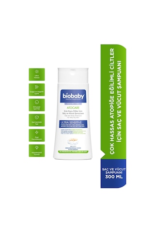 Biobaby Atocare Kuru ve Atopik Ciltler İçin Şampuan 300 Ml 2 Adet