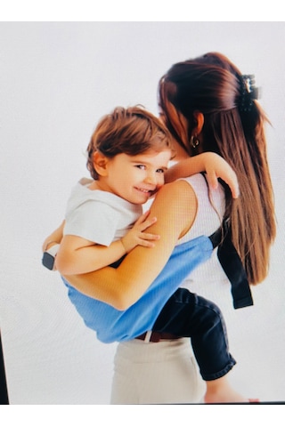Tinytrek Child Carrier-10 Ay-4 Yaş Max 18 KG Mavi Çocuk Taşıyıcı Ana Kucağı-sling-yan Sling