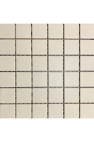 Vitra 5X5Cm Krem Mat Mutfak Tezgah Arası Fileli Seramik