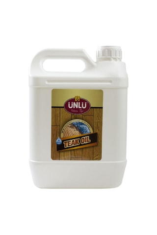 Ünlü Protect Aqua Su Bazlı Teak Oil (Tik Yağı) 5L