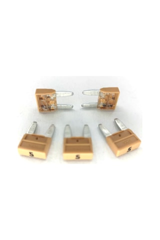 5 Adet 5A Bej Mini Bıçak Sigorta 5 Amper MTA