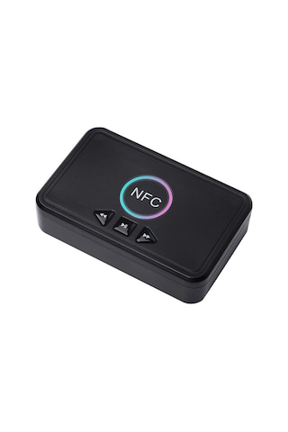 Konesam Siyah Bt 5.0 Ses Alıcısı: Nfc İle Hızlı Bağlanma, Rca/aux/usb Girişleri, 10m Alım Mesafesi, U Disk Müzik Çalma