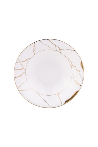 Jumbo Marble 12 Kişilik 61 Parça Bone Yemek Takımı