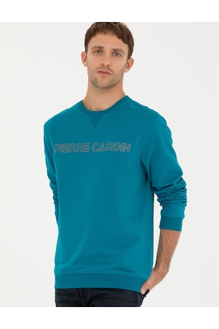 Pierre Cardin Erkek Zümrüt Sweatshirt 50279523-vr055 Zümrüt