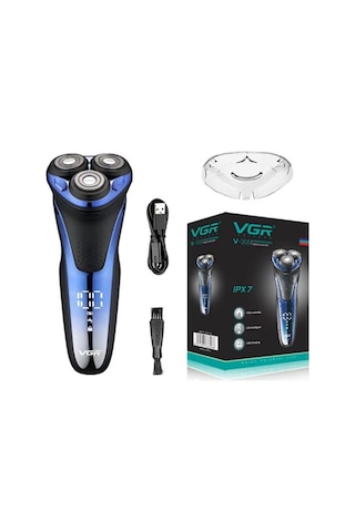 Vgr V-306 Su Geçirmez Sıfır Yanak Cırcır Ve Folyo Tıraş Makinesi - Sinekkaydı Etkili Islak Ve Kuru