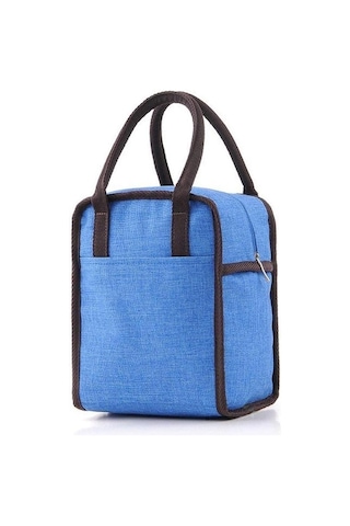 Öğle Yemeği Çantası Taşınabilir Soğutucu Öğle Yemeği Çantası Isı Yalıtımlı Seyahat Tote Çantaları Büyük Gıda Piknik Öğle Yemeği Kutusu Çantası Erkekler Kadınlar İçin 5 Siyah