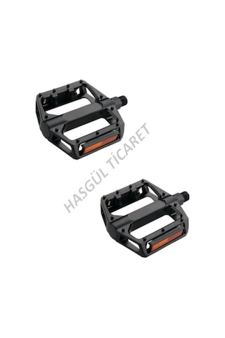 Hsgl Bisiklet Geniş Bilyalı Reflektörlü Siyah Pedal