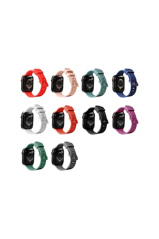 Lexroo Watch 7 41mm Krd-23 Silikon Kordon - Sarı