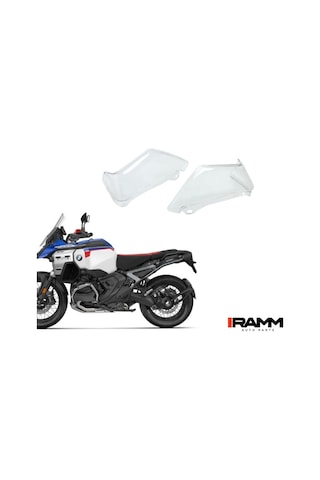 Bmw Motorrad 1300 Gs Yükseltilmiş Elcik Korumaları - Sağ Ve Sol - Transparan Siyah