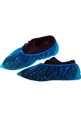 Atos 13 Mikron Kalın Çift Lastikli Galoş Mavi 750 G