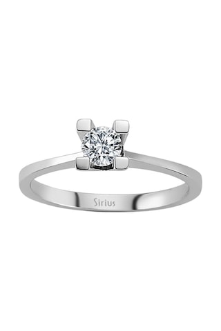 Sirius E Renk 0,27 Karat Pırlanta Tektaş Yüzük 0804R0198