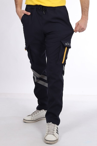 Kışlık Lacivert Likralı 112 Acil Sağlık Pantolonu Unisex Lacivert
