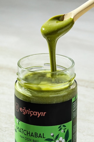 Matchabal Ham Çiçek Balı + Matcha 420g