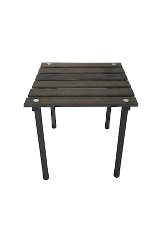 Bag The joy Mini Ahşap Katlanır Rulo Kamp ve Piknik Masası Antrasit