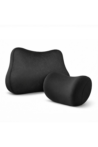 Microcase Ortopedik Memory Foam Oto Koltuk Kafa Minderi + Kafa Destek Minderi Al5524