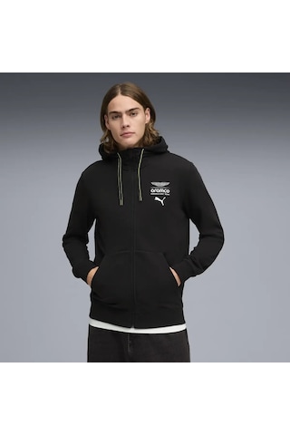 Puma Amf1 Essential Hooded Jacket Siyah Erkek Kapüşonlu Sweatshirt