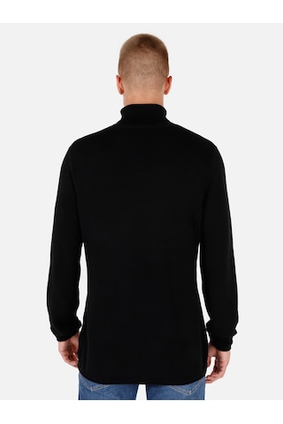 Colin's Colins Regular Fit Turtle Neck Siyah Erkek Kazak Cl1064879 Siyah