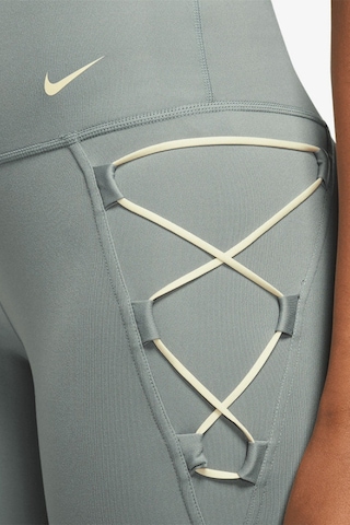 Nike One Training Novelty Dri Fit High Rise 7/8 Leggings 2 Cepli Yüksek Belli Kadın Antreman Taytı Yeşil Dx006-330