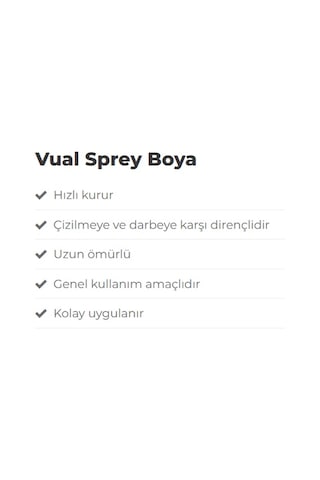 Akçalı Vual - Ral9010 Parlak Beyaz Akrilik Sprey Boya 400 Ml Made İn Germany