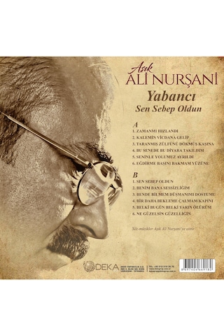 Aşık Ali Nurşani - Sen Sebep Oldun Plak