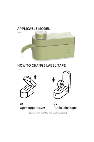 Dofolink Makeıd M1/l1 Etiket Makinesi İçin 16mm 4m L-16z2 Akışkan Altın Kum Etiket Bandı - Su Geçirmez, Kalıntı Yok, Kolay Ripsel 1 Rulo