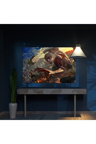 Attack On Titan Dev Kanvas Tablo