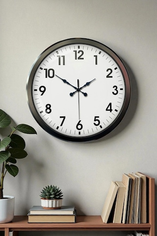 Zentime 52 Cm Siyah Modern Duvar Saati Çok Renkli