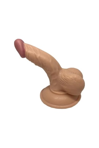 Lilitu Shop 13 Cm Vantuzlu Realistik Penis Anal Vajinal Dildo