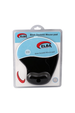 Elba K06152 Bileklikli Jel Mouse Pad Siyah