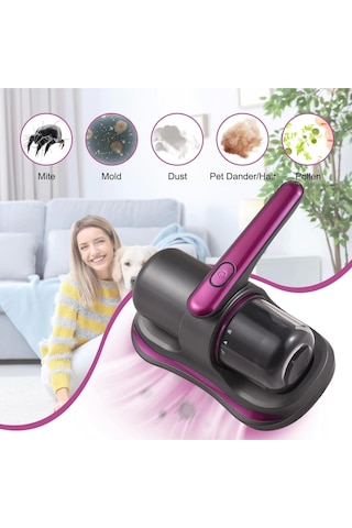 Auhma Ahv-07 Kablosuz Yatak Akar Süpürgesi 12v Uv Sterilizasyonlu Mite Remover