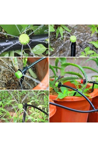 Yeşil Debi Ayarlı Damlatıcı 0-100 Lt/h 500 Adet