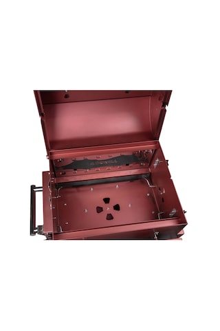 Igrıll Barbekü Hub 515 Mm Kömürlü Mangal Kırmızı