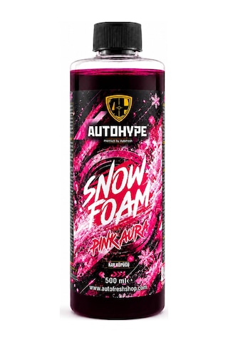 Snow Foam Pink Aura 500 Ml Konsantre Pembe Köpük Oto Ön Yıkama Şampuanı Yoğun Köpük