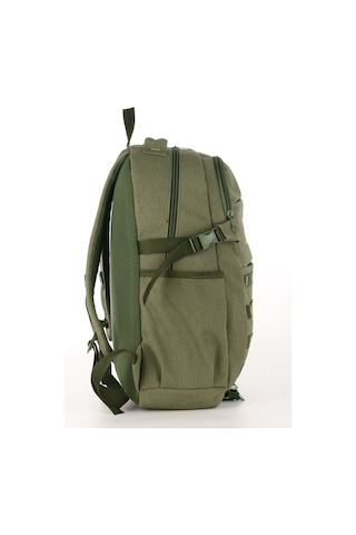 Strong Unisex Kanvas Kumaş Laptop Bölmeli Outdoor Sırt Çantası Dağcı Sırt Çantası Haki Yeşil