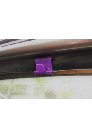 Renault Megane Fluence Arka Makam Perde Güneşlik Tutucu Klips - 3d