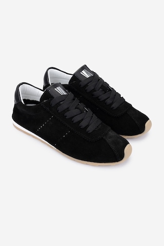 Valmenti Kadın Hakiki Deri Siyah Süet Sneakers & Spor Ayakkabı 1119 0138 Bn Ayk Y25 Sıyah Suet Siyah