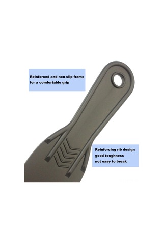 Geeksen 6 Adet Farklı Boy 1.5-8 İnç Siyah Plastik Scraper Seti - Kauçuk, Cam, Duvar Kağıdı Temizleme Ve Montaj Aracı