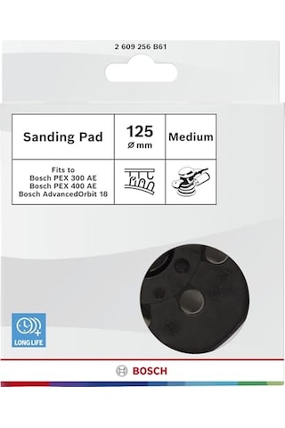 Zımpara Pedi Çap 125 Mm Orta Sert Velcro Sistemli Orbital Zımpara Için Aksesuarlar