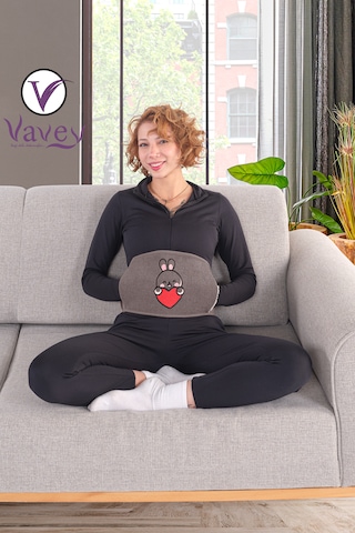 VAVEY Termojel Hediyeli Yeni Nesil Sıcak Soğuk Regl Kemeri Tavşan Kahve