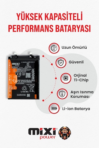 Xiaomi Poco X5 Pro 5g / Note 12 Pro 5g Uyumlu Tam Kapasite Batarya