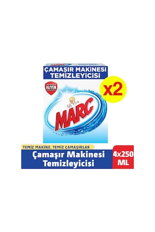 Marc Çamaşır Makinesi Temizleyicisi 4X250 Ml