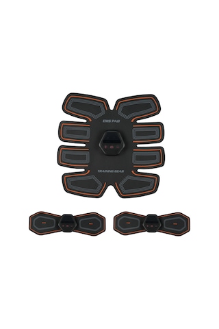 Xiyyadms 10 Modlu 20 Kademeli Karın Kası Güçlendirici, Şarj Edilebilir Pil, Ev Ve Ofis Kullanımı İçin Pratik Kas Geliştirme Aleti Siyah