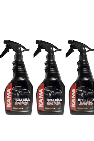 AutoKama Hızlı Cila Seramik Etkili 500Ml 3lü set