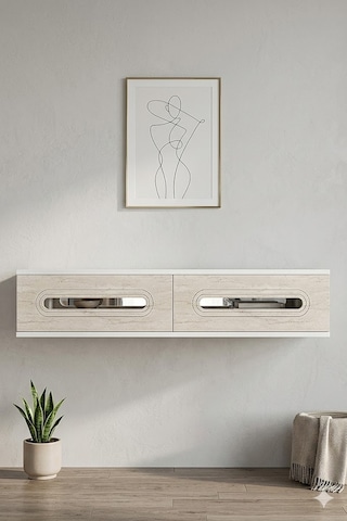 Da1220bts Rany Dresuar , Antre Hol Rafı Beyaz-traverten-silver 120cm