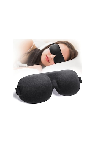 Joyzzz Göz Maskesi, 3d Konturlu Kupa Uyku Göz Bağı, Işık Engelleme Göz Kapağı Yumuşak Gece Maskesi Unisex Uyku