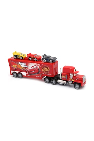 Cars Mack Tır Açılır Kapanır Kasa 3 Araçlı 48 Cm Sürtmeli Tır