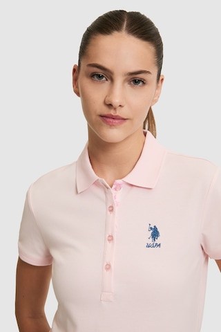 U.s. Polo Assn. Kadın Açık Pembe Tişört Basic 50321798-vr078 Acık Pembe