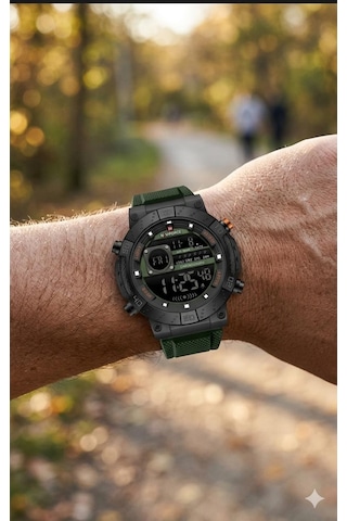 Naviforce Dijital Erkek Kol Saati Alarm Kronometre Çok Renkli
